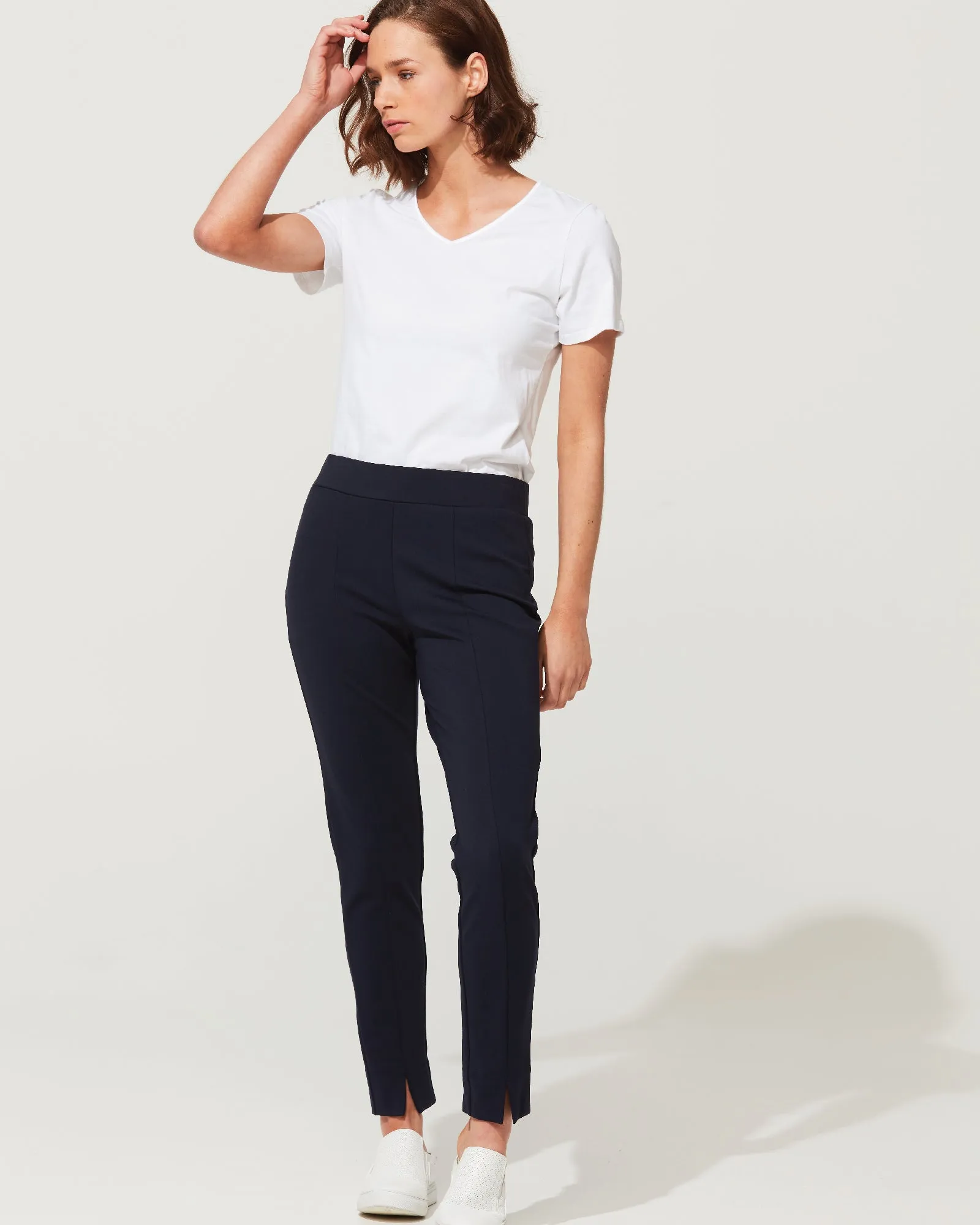 PONTE TUMMY LINED PANT