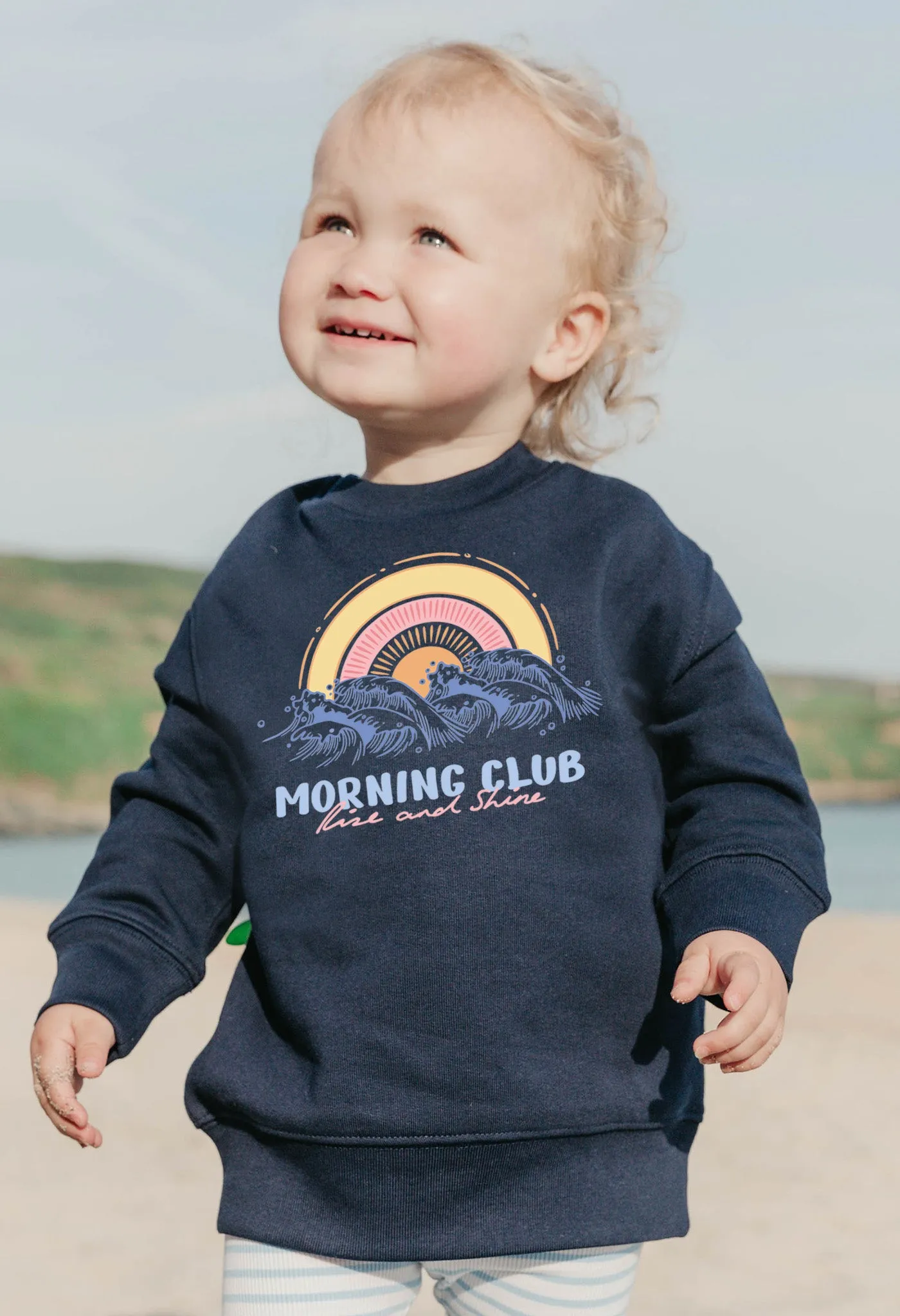 Rise and Shine Organic Cotton Childrens Sweatshirt