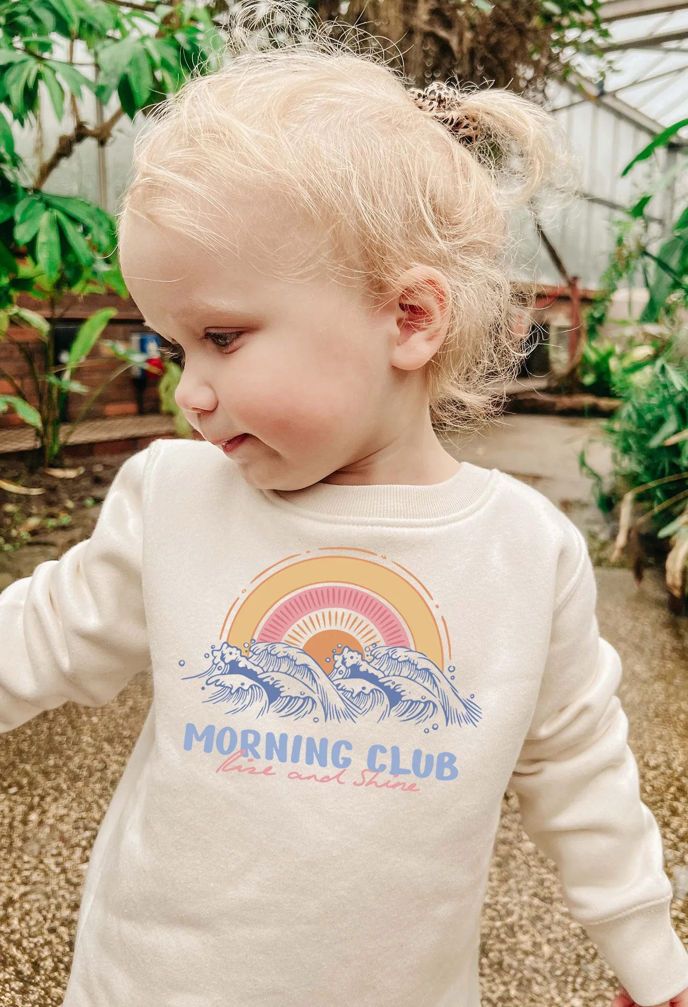 Rise and Shine Organic Cotton Childrens Sweatshirt