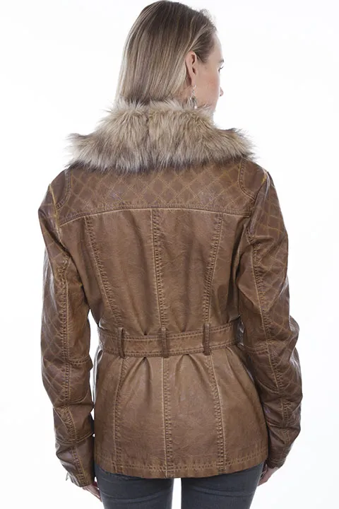 Scully Leathers Women's Faux Trim Jacket