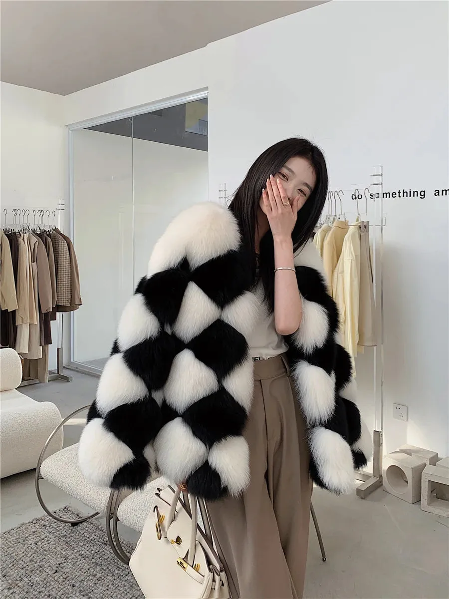 TEEK - Real Checkered Fluff Jacket