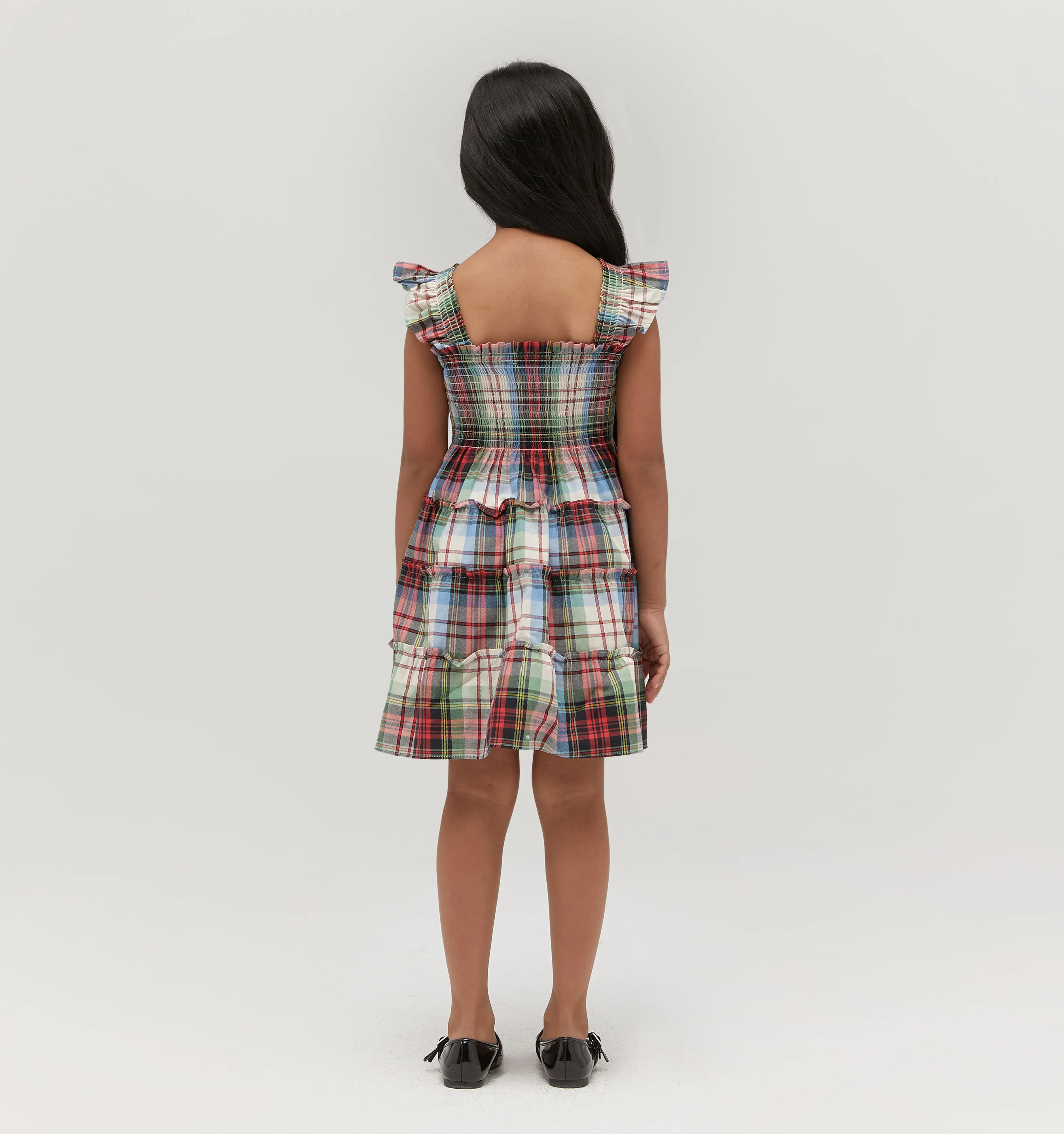 The Tiny Ellie Nap Dress - Multi Tartan