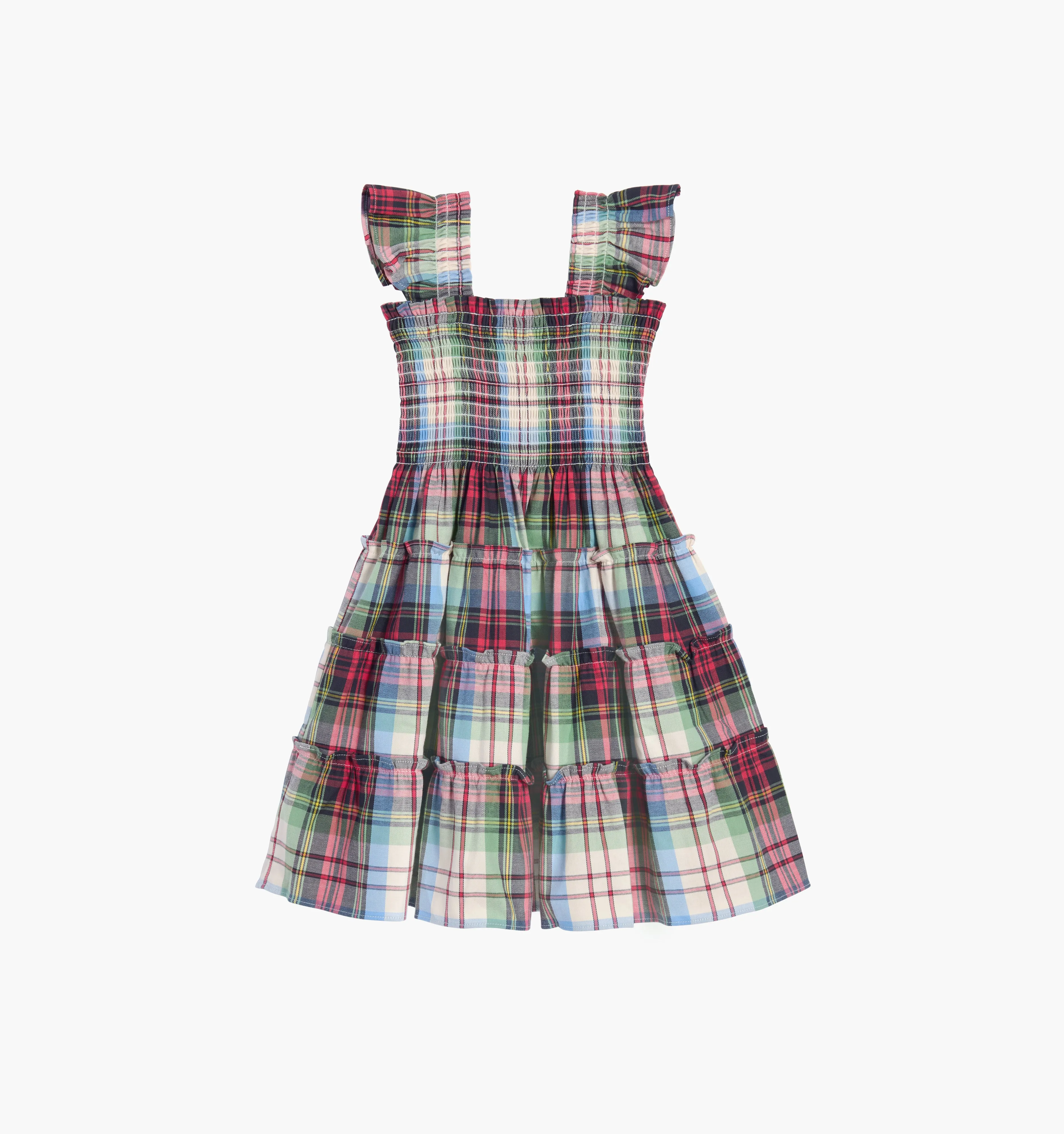 The Tiny Ellie Nap Dress - Multi Tartan