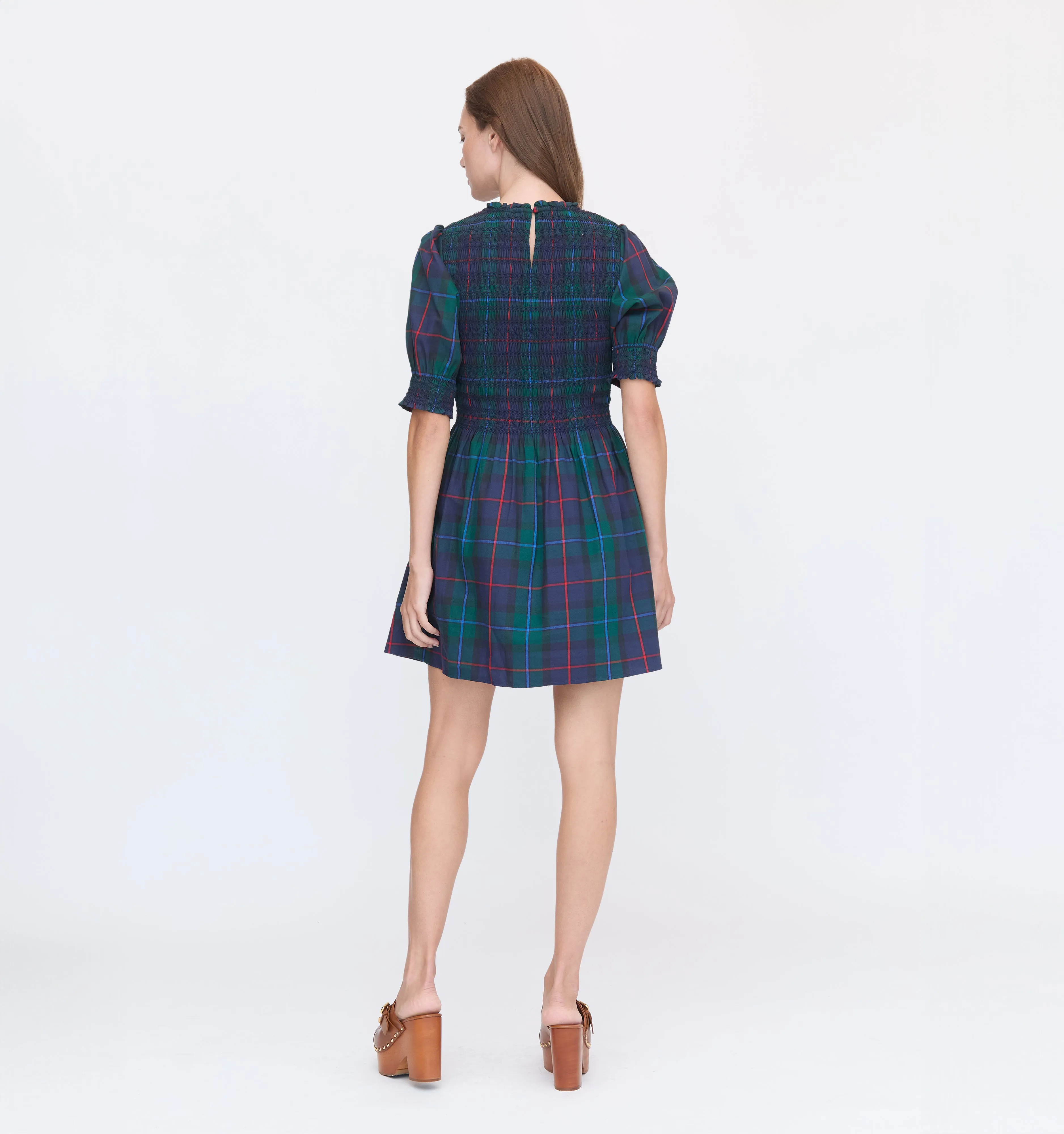 The Vivi Nap Dress - Midnight Tartan