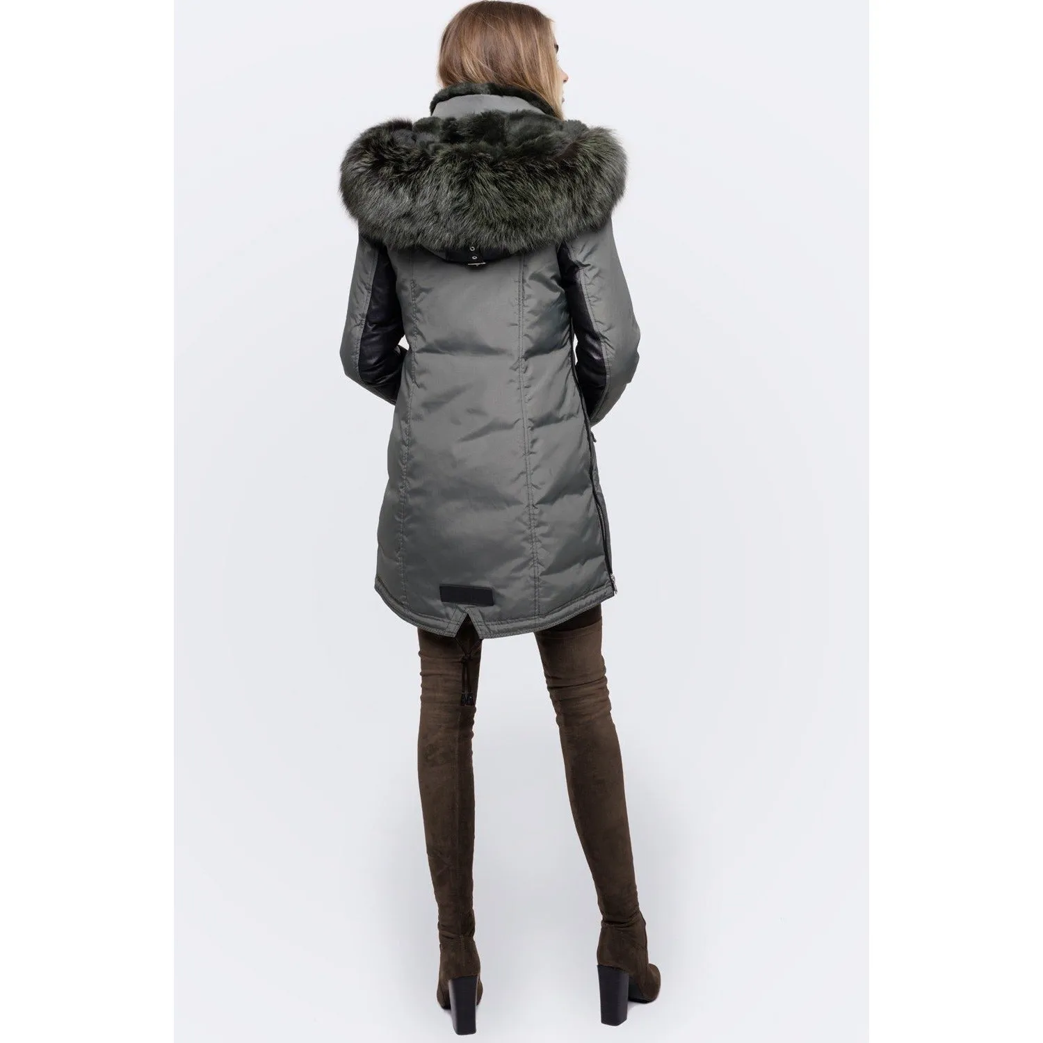 Women's Nicole Benisti Chelsea Coat - Military/Army